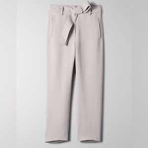 Wilfred New Tie Front Pants - Opal Grey